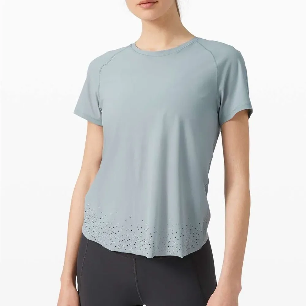 Women’s Lululemon Quick Pace Short Sleeve | Medium | Blue Cast